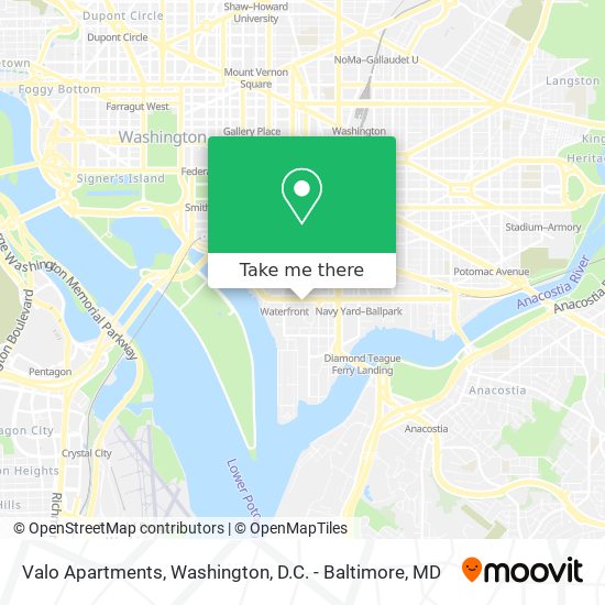 Mapa de Valo Apartments