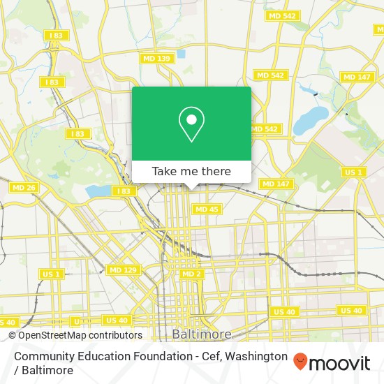 Mapa de Community Education Foundation - Cef, 228 E 25th St