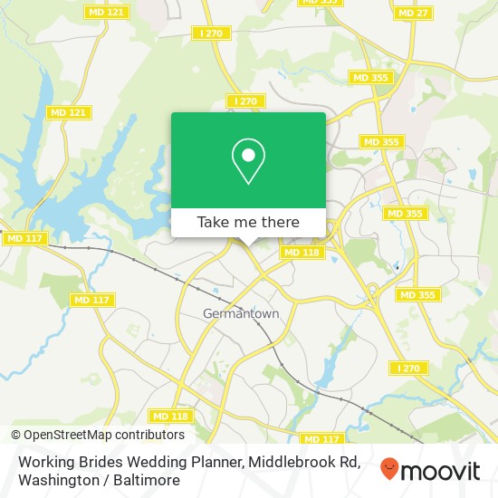 Mapa de Working Brides Wedding Planner, Middlebrook Rd