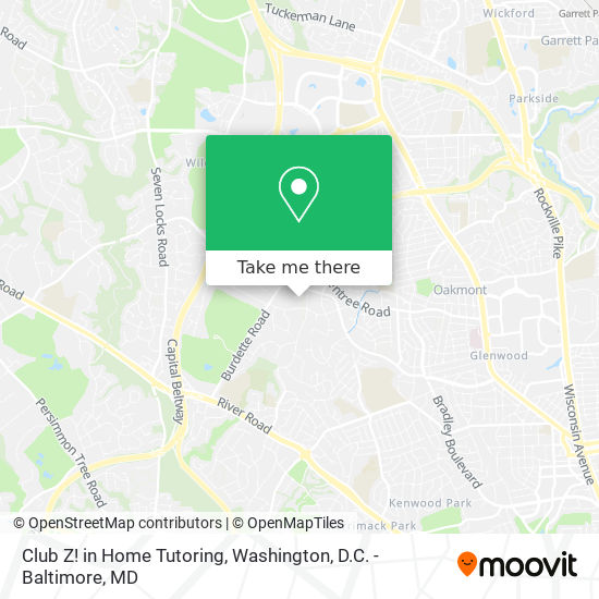 Club Z! in Home Tutoring map