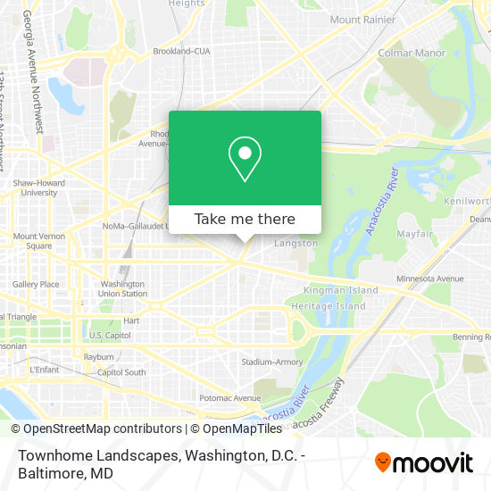 Townhome Landscapes map