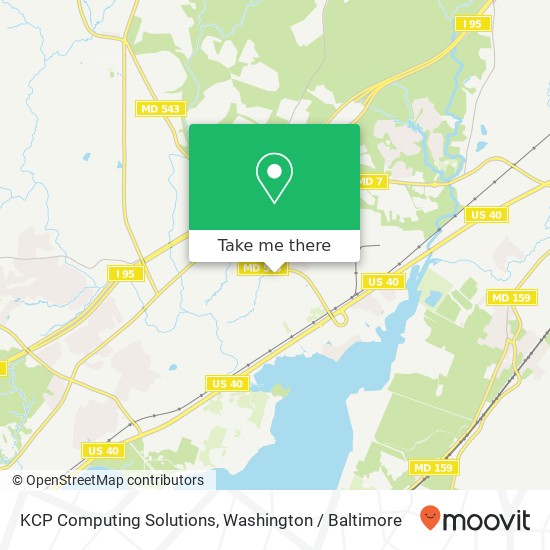 Mapa de KCP Computing Solutions, Stockett Sq