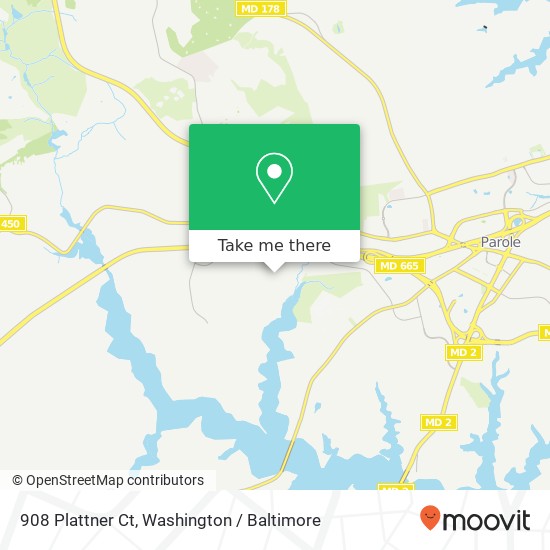 908 Plattner Ct, Annapolis, MD 21401 map