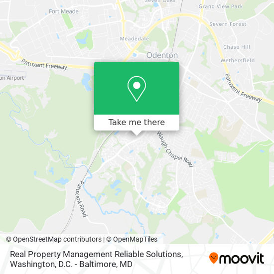 Real Property Management Reliable Solutions map