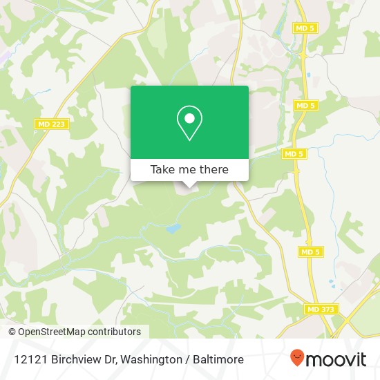 12121 Birchview Dr, Clinton, MD 20735 map