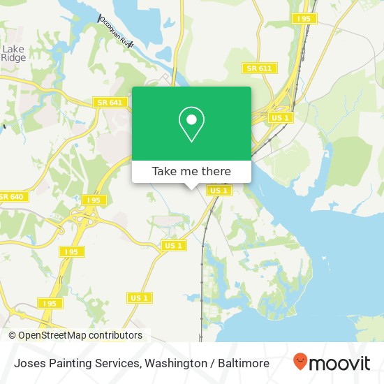 Mapa de Joses Painting Services, Woodbridge St
