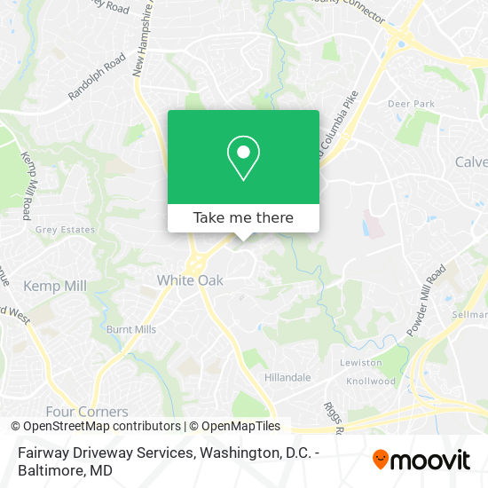 Fairway Driveway Services map