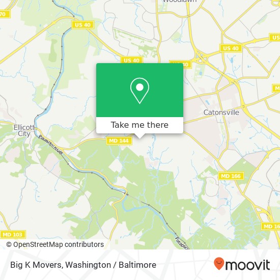 Big K Movers, 1904 Tadcaster Rd map