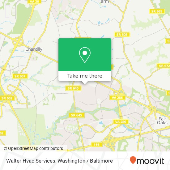 Mapa de Walter Hvac Services, Plaza Ln