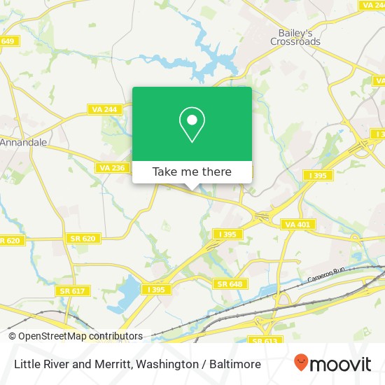 Mapa de Little River and Merritt, Alexandria, VA 22312