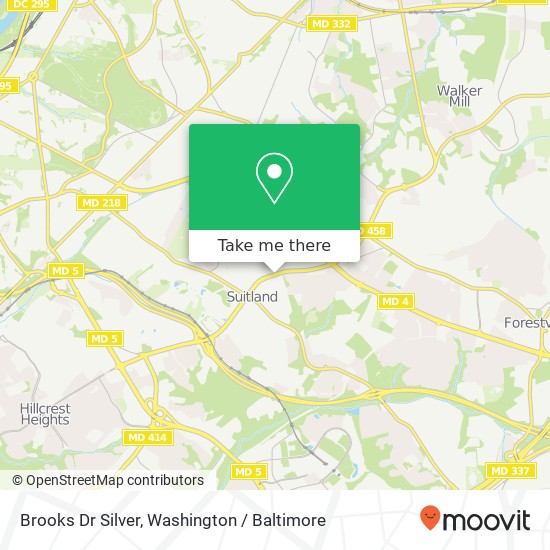 Brooks Dr Silver, Suitland, MD 20746 map