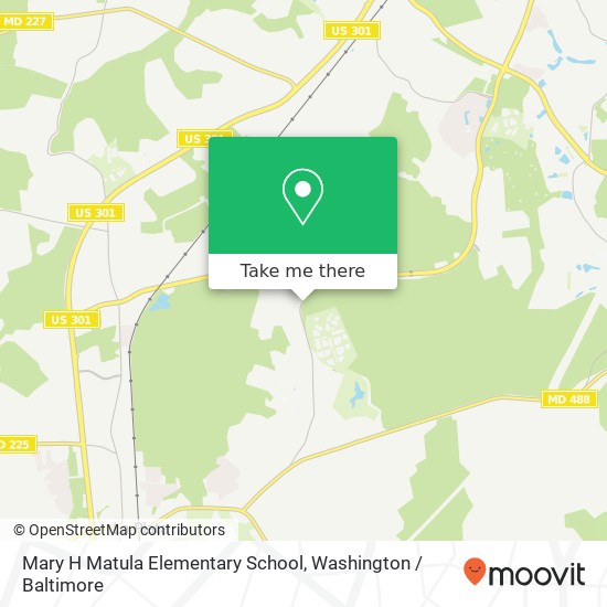 Mary H Matula Elementary School, Radio Station Rd map