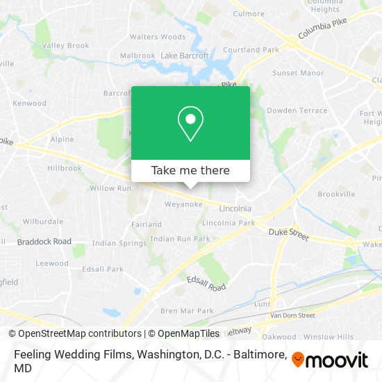 Mapa de Feeling Wedding Films