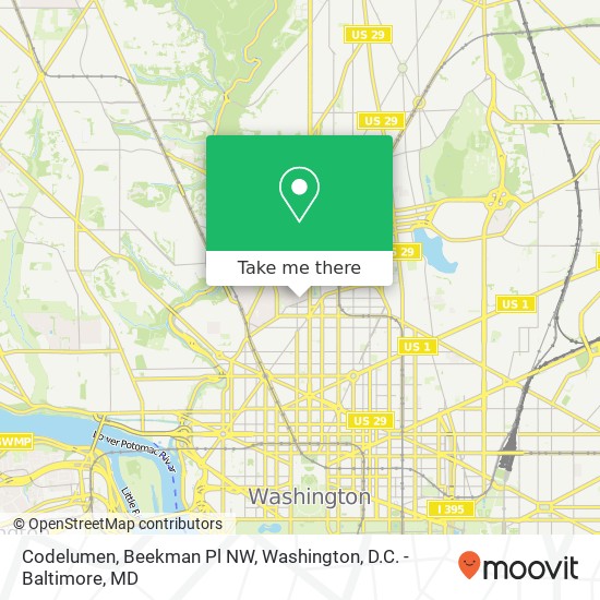 Codelumen, Beekman Pl NW map