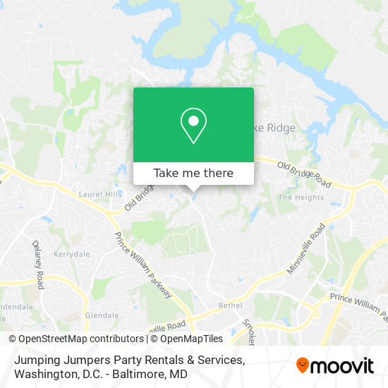 Jumping Jumpers Party Rentals & Services map