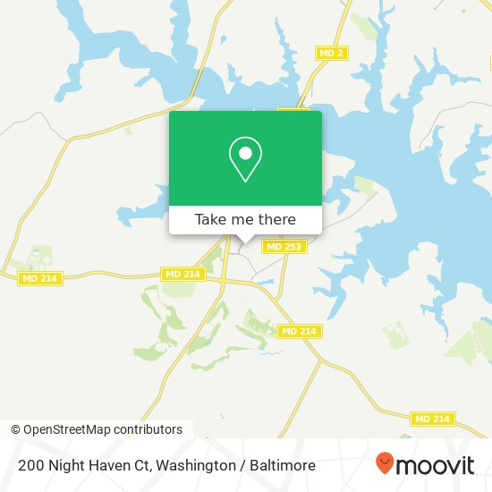 200 Night Haven Ct, Edgewater, MD 21037 map