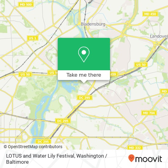 LOTUS and Water Lily Festival map