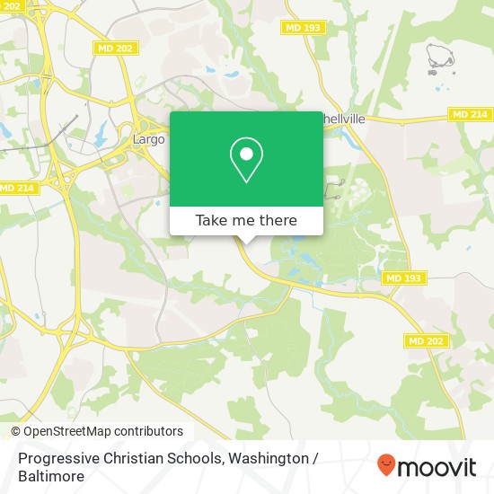 Mapa de Progressive Christian Schools, 610 Largo Rd