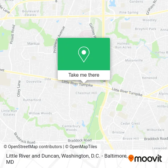 Little River and Duncan map