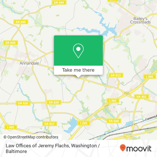Mapa de Law Offices of Jeremy Flachs, 6601 Little River Tpke