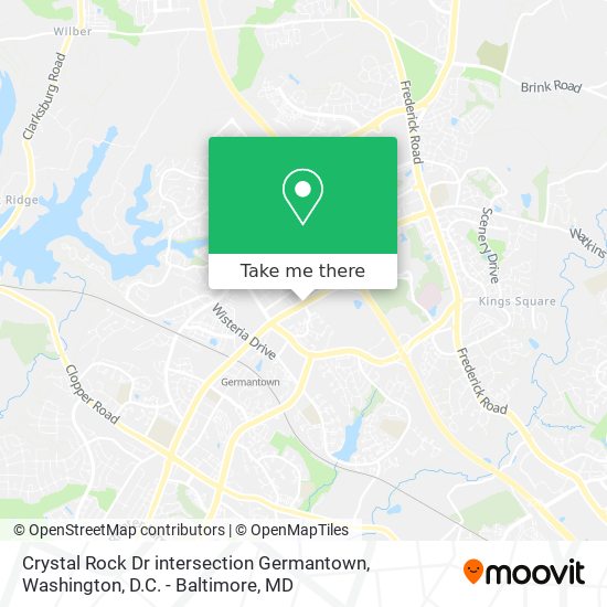 Mapa de Crystal Rock Dr intersection Germantown