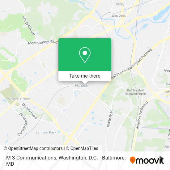 M 3 Communications map