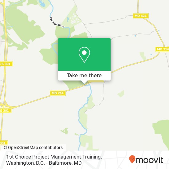 1st Choice Project Management Training, Central Ave map
