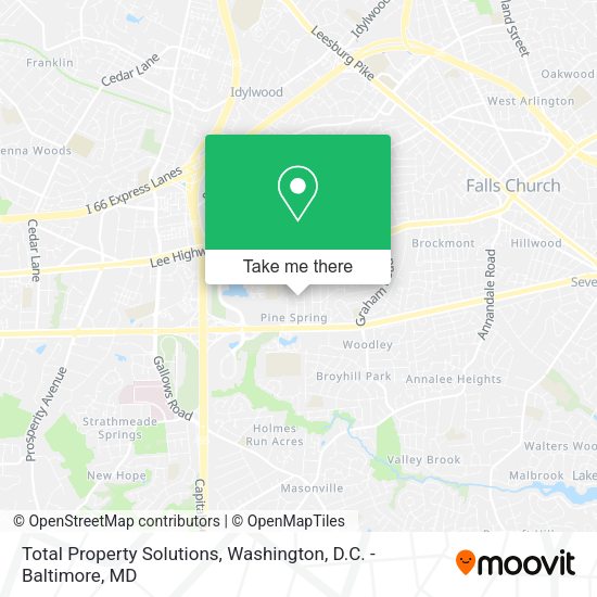 Total Property Solutions map