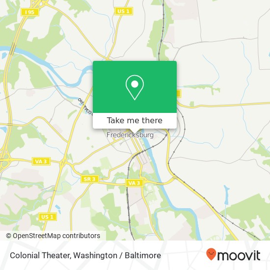 Colonial Theater map