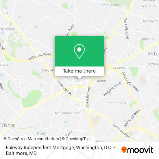 Mapa de Fairway Independent Mortgage