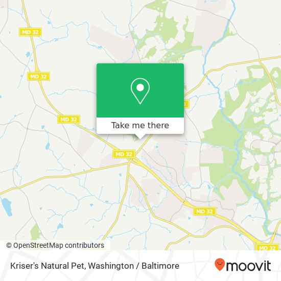 Mapa de Kriser's Natural Pet, 5805 Clarksville Square Dr