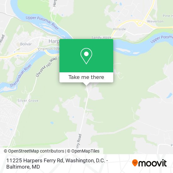 Mapa de 11225 Harpers Ferry Rd
