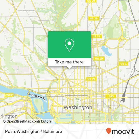 Mapa de Posh, 1828 18th St NW