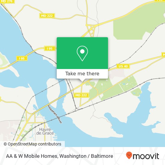 Mapa de AA & W Mobile Homes