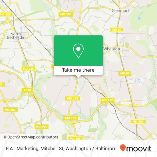 Mapa de FIAT Marketing, Mitchell St