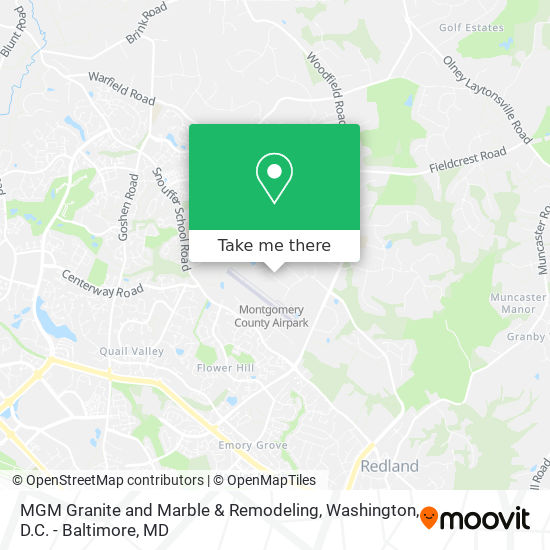 Mapa de MGM Granite and Marble & Remodeling