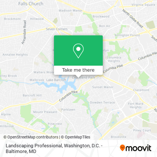 Landscaping Professional map