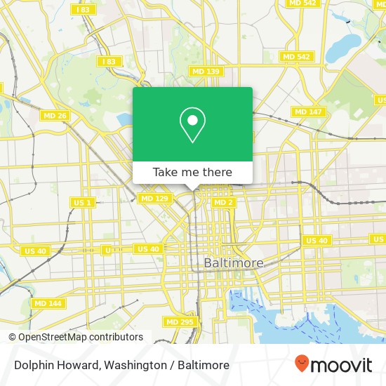 Dolphin Howard, Baltimore, MD 21201 map