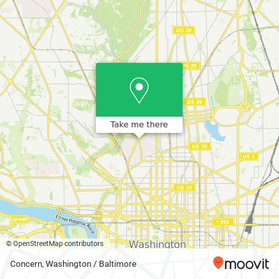 Concern, 1794 Columbia Rd NW map