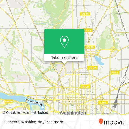 Mapa de Concern, 1794 Columbia Rd NW