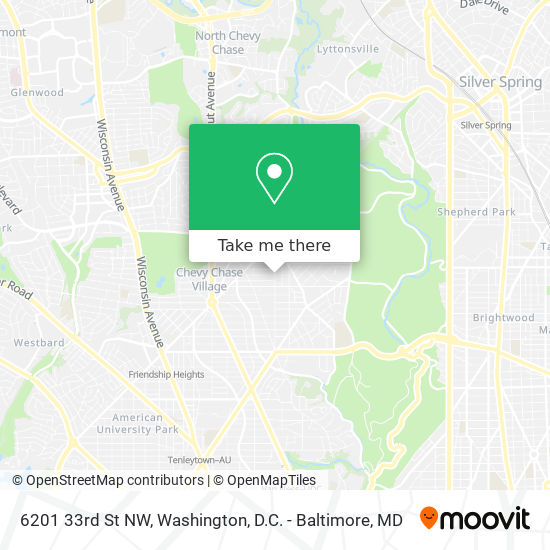 Mapa de 6201 33rd St NW