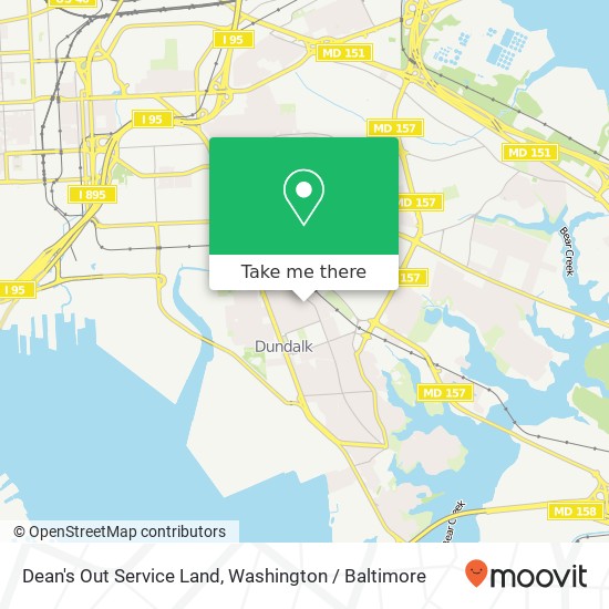 Dean's Out Service Land, Northship Rd map