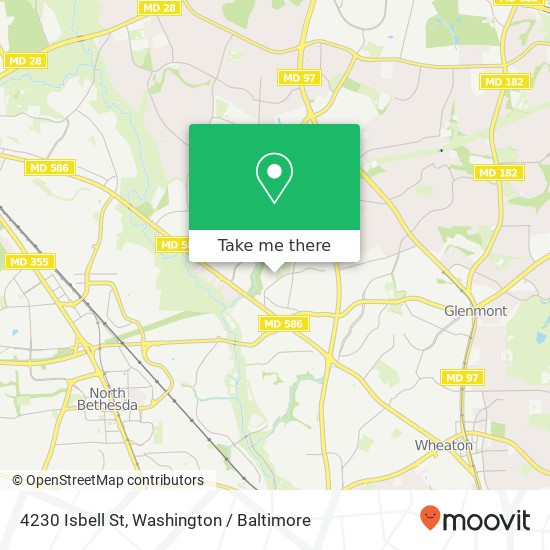 4230 Isbell St, Silver Spring, MD 20906 map