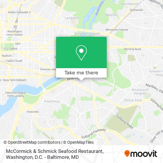 McCormick & Schmick Seafood Restaurant map