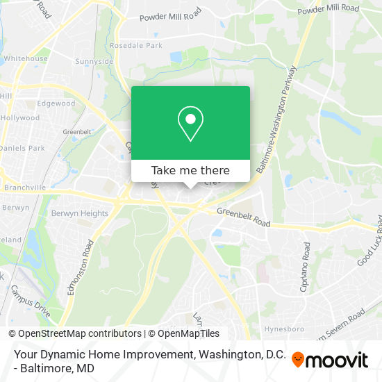 Your Dynamic Home Improvement map