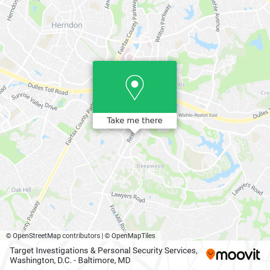 Target Investigations & Personal Security Services map