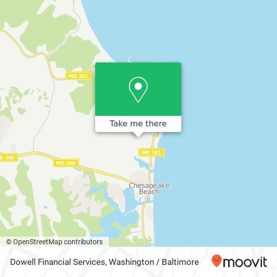 Dowell Financial Services, Greenwood Ave map