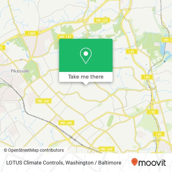 LOTUS Climate Controls, Baltimore, MD 21209 map