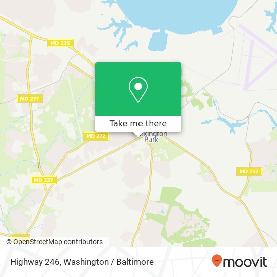 Highway 246, Lexington Park, MD 20653 map