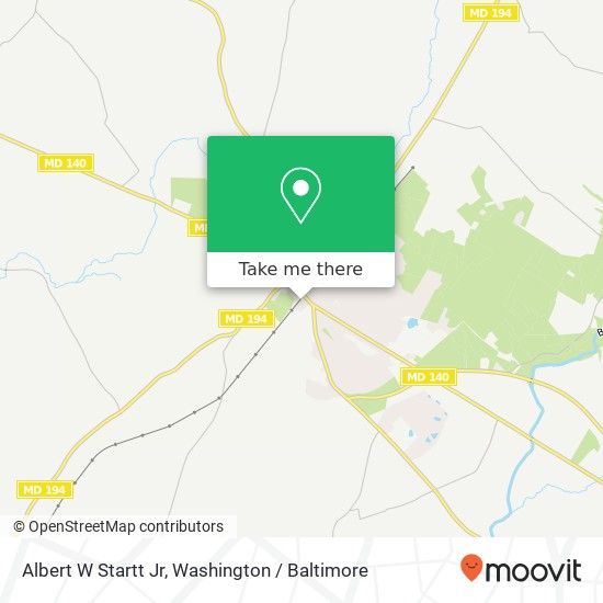 Mapa de Albert W Startt Jr, 8 Mill Ave